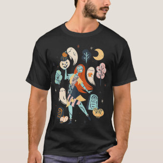 ザクリスマスサリー幽霊ハロウィーン Tシャツ