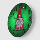 ザクリスマス格言 ラージ壁時計 (傾斜)