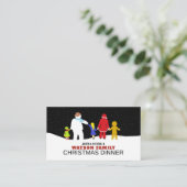 ザクリスマス集団クリスマスパーティーチケット招待状 エンクロージャーカード (スタンド正面)