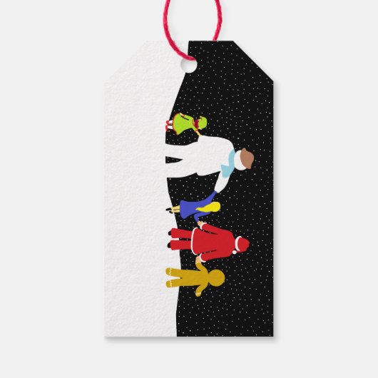 ザクリスマス集団ホリデーギフトラベル ギフトタグ (裏面)