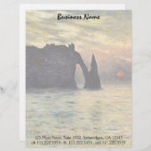 ザクリフエトレタットサンセットバイクロードモネ レターヘッド (正面/裏面)