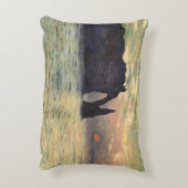 ザクリフエレタットサンセットバイクロードモネ アクセントクッション (裏面(縦))