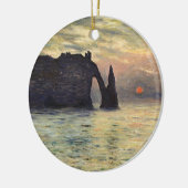 ザクリフエレタットサンセットバイクロードモネ セラミックオーナメント (左)