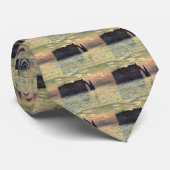 ザクリフエレタットサンセットバイクロードモネ ネクタイ (ロール)