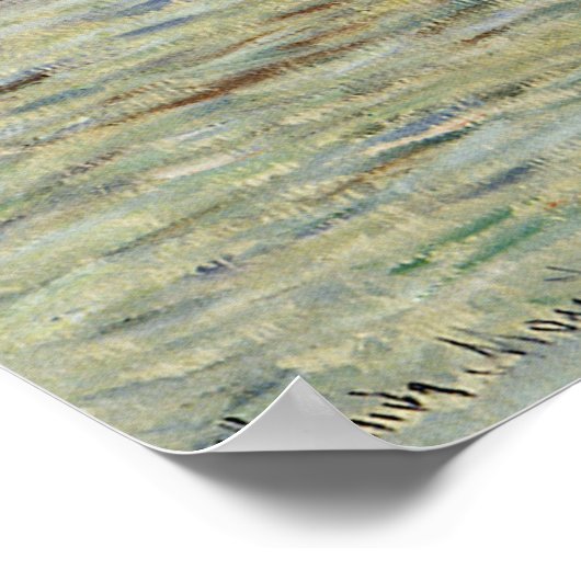 ザクリフエレタットサンセットバイクロードモネ ポスター (角)