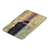 ザクリフエレタットサンセットバイクロードモネ マグネット (左側)