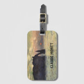 ザクリフエレタットサンセットバイクロードモネ ラゲッジタグ (正面縦)