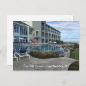 ザクリフハウス、ケープ・ネディック、ME ポストカード (正面/裏面)