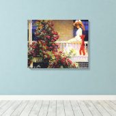 ザクリムゾンランブラー キャンバスプリント (インサイチュ (ウッドフロア))