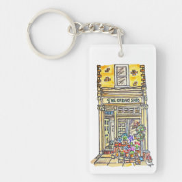 ザクリーキー流しグリーン食料雑貨店 キーホルダー