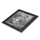 ザクリークゴシックフォークアート タイル (側面)