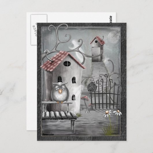 ザクリークゴシックフォークアート ポストカード (正面/裏面)