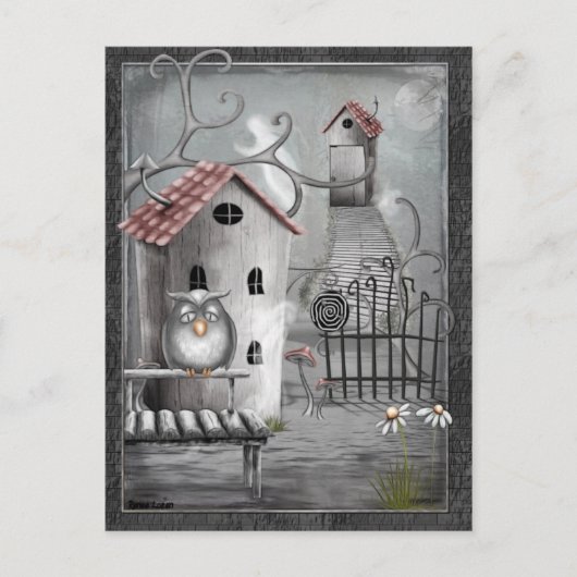 ザクリークゴシックフォークアート ポストカード (正面)