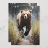 ザクリーク沿いのグリズリーベア狩り シーズンカード (正面/裏面)