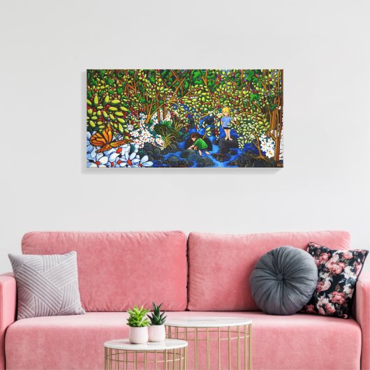 ザクリーク キャンバスプリント (インサイチュ (リビング))