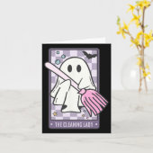 ザクリーニングレディタロットカードハロウィンハウスキーパー カード (黄色い花)