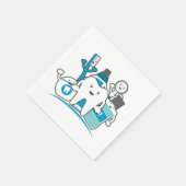 ザクリーンティース集団 スタンダードカクテルナプキン (角)