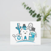 ザクリーンティース集団 ポストカード (スタンド正面)