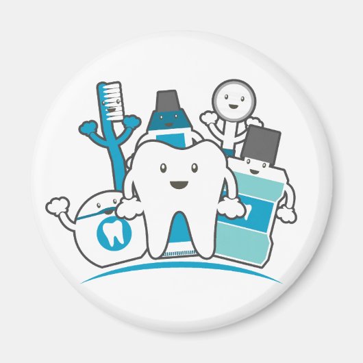 ザクリーンティース集団 マグネット (正面)