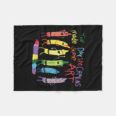 ザクレイオンズやめ誕生日デコレーション フリースブランケット (正面(横))