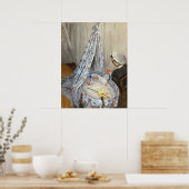 ザクレイドル、カミーユ、ジーン – クロードモネファインアート ポスター (キッチン)