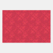 ザクロおよび調整プリント ラッピングペーパーシート (正面3)