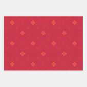 ザクロおよび調整プリント ラッピングペーパーシート (正面2)