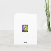 ザクロが付いているクリスマスカード シーズンカード (裏面)