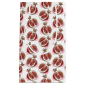 ザクロが付いているパターン スモールペーパーバッグ (正面)