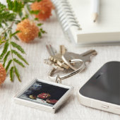 ザクロが付いている静物画 キーホルダー (側面)