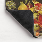 ザクロが付いている静物画 マウスパッド (コーナー)