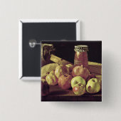 ザクロが付いている静物画 缶バッジ (正面&裏面)