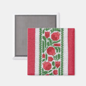 ザクロとシルクマグネット マグネット (正面/裏面)