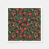 ザクロとベラモス スタンダードカクテルナプキン (正面)