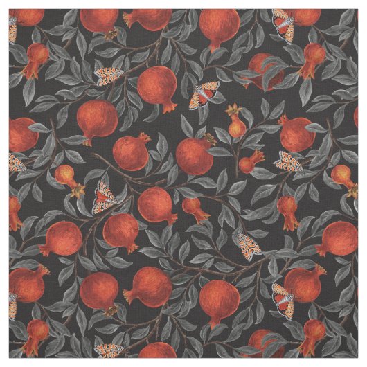 ザクロとベラモス ファブリック (見本)