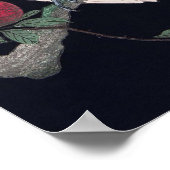 ザクロにオウム,小原古邨コカットオウ（ザクロ），大原小村 ポスター (角)