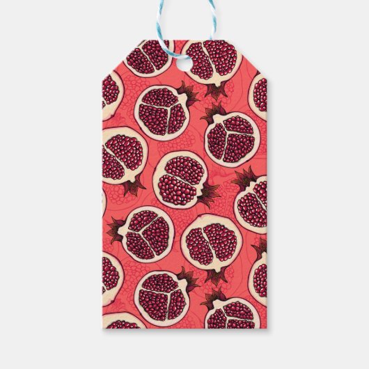 ザクロのスライス2 ギフトタグ (正面)