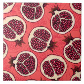 ザクロのスライス2 タイル (正面)