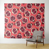 ザクロのスライス2 タペストリー (インサイチュ(横))