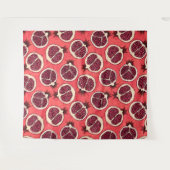 ザクロのスライス2 タペストリー (正面(横))