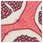 ザクロのスライス2 ファブリック (クローズアップ)