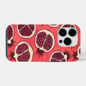 ザクロのスライス 2 iPhoneケース (裏面横)
