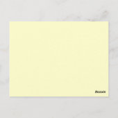 ザクロのハッピーユダヤ新年 ポストカード (裏面)