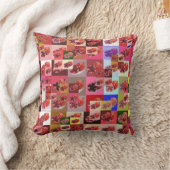 ザクロのパッチワークの詐欺師のキルトの枕 クッション (ブランケット)