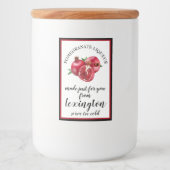 ザクロのリキュールミニボトルラベル | フードラベル (正面)