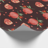 ザクロの包装紙 ラッピングペーパー (角)