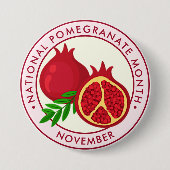 ザクロの月 缶バッジ (正面)