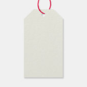 ザクロの木のクリスマス ギフトタグ (裏面)