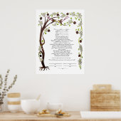 ザクロの木（五） ポスター (キッチン)