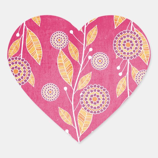 ザクロの楽園 ハートシール (正面)